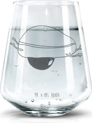 Produktbild von Mr. & Mrs. Panda Wasserglas Avocado Yoga - Transparent - Geschenk, Limonadenglas, Hilfe, Bauch, Glas, Becherglas, Sport, Tumbler, Trinkglas, Unsportlich, Geschenkglas