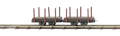 Produktbild von Busch 2 Einzelrungenwagen H0 12225