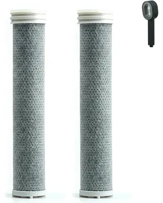 2 Aktivkohlefilter für Duschköpfe, Ersatzfilter, Chlor-Kalk-Filter