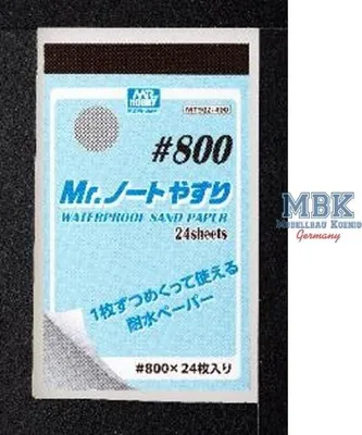 Zdjęcie produktu dla GUNZE GSMT502 Mr Waterproof Papier ścierny #800
