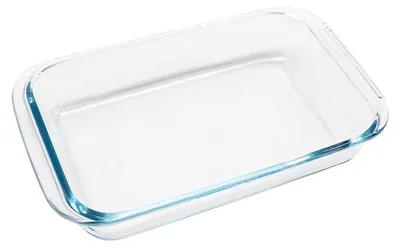 Produktbild von Auflaufform Glas 1 L Rechteckig 26 x 15 x 4,5 cm Borosilikatglas Mikrowellenfest Spülmaschinenfest