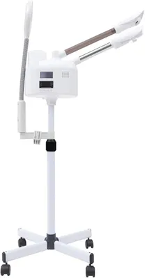 Produktbild von Ozon Bedampfer 360°, Gesichtsdampfer Professional 3 in 1 mit 5X Lupenlampe, Gesichtssauna Verdampfe für Salon und Zuhause, Hautalterung ermäßigen