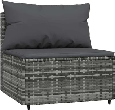 A single modular sofa piece with cushions, shown from the front.