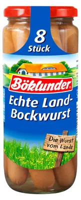 Obrázek produktu pro Böklunder Real Landbock klobása ve vlastní kůži ATG 360g sklenice 540g