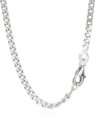 Produktbild von 70cm 925 Sterling Silber Rhodiniert Panzerkette Massiv Breite 2,50mm, 9g 5631