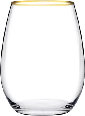 Produktbild von Pasabahce Amber Golden Touch Drink Gläser 6-teiliges Set , 570ml-Gold