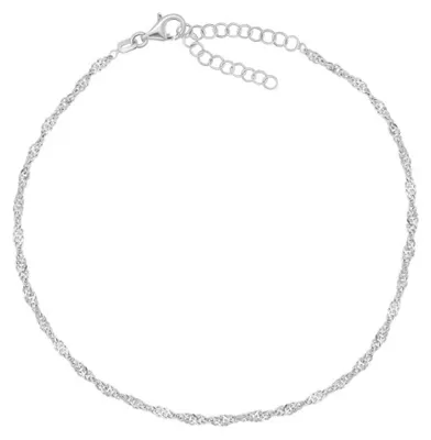 Immagine prodotto di Collana da piede argentata senza tempo Lambáda ANK102W