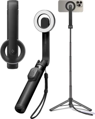 Zdjęcie produktu dla Spigen S571W Magsafe Bluetooth Selfie Stick Tripod Black