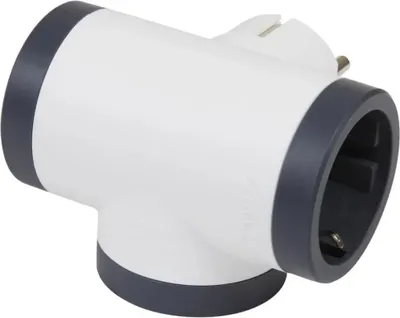 Zdjęcie produktu dla Adapter gniazda Legrand 694520 shuko 3x biały