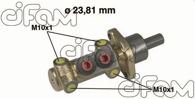 Produktbild von CIFAM 202-398 Bremszylinder Hauptbremszylinder für VW Transporter IV Bus (70B, 70C, 7DB, 7DK, 70J, 70K, 7DC, 7DJ) Transporter IV Kastenwagen SHARAN
