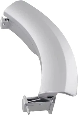 Türgriff mit Achsen für Siemens Waschmaschine, 245 mm, silber