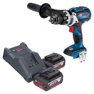 Productafbeelding van Bosch GSB 18V-110 C Professional accu-slagboormachine 18 V 110 Nm borstelloos + 2x accu 4,0 Ah + oplader