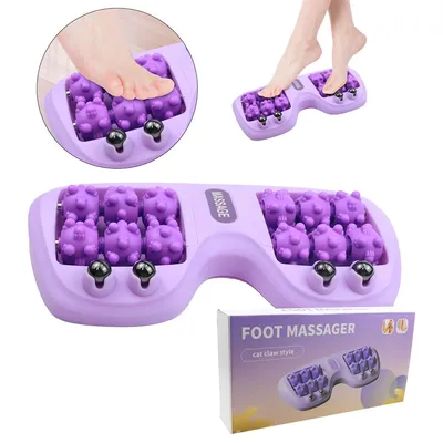 Produktbild von Fußmassageroller – Tragbarer Dual-Massage-Roller für Plantarfasziitis, Fersensporn & Fußentspannung