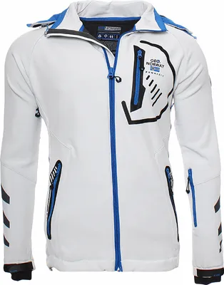 Produktbild von Geographical Norway Ticket Herren Softshelljacke Funktions-Outdoor-Jacke, Weiß, Größe S