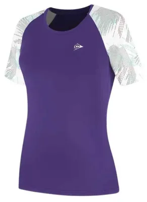 Produktbild von Dunlop Game 2 Kurzarm-t-shirt Lila L Frau Lila L