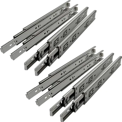 Produktbild von SOTECH 4 Paar (8 St.) Schubladenschienen Vollauszug Länge 350 mm Tragkraft 45 kg Höhe 45 mm