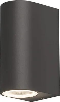 Image de Applique d'extérieur NICO graphite 2xGU10x10W en aluminium, dimensions : 15x6x9 cm, IP54, Nowodvorski Lighting