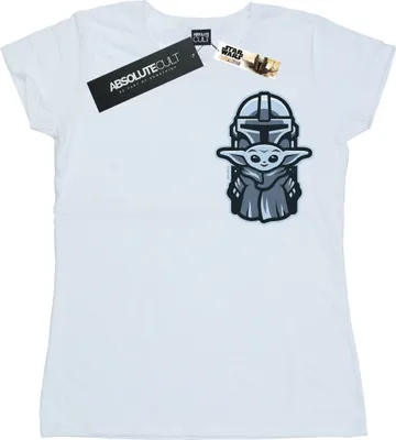 Produktbild von Star Wars - "The Mandalorian Child" T-Shirt für Damen BI50533 (XXL) (Weiß)