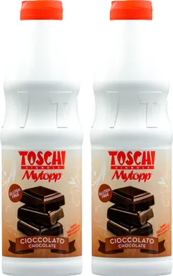 Produktbild von Dessert-Soße-SCHOKOLADE Topping-Eis-Sauce von TOSCHI 2x 1KG