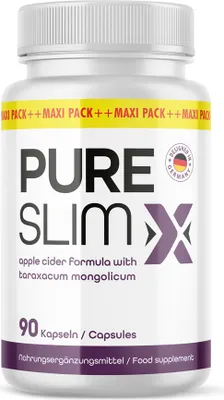 Produktbild von Pure Slim X (90 Kapseln) | Unterstützt bei deinen Zielen | Für Frauen & Männer geeignet | Im großen Maxi-Pack