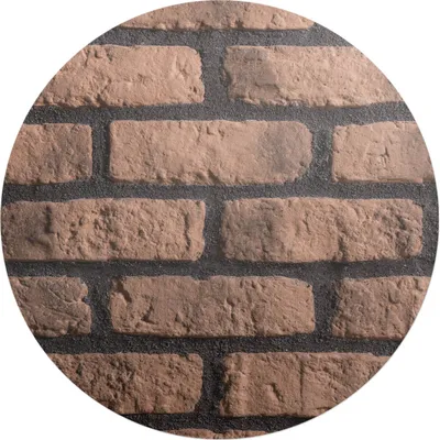 Produktbild von Ziegelmauer – Bodenschutzmatte – Stuhlunterlage – Bürostuhlmatte – Rutschfeste Bodenmatte – Schutzmatte für Hartboden – fi 100 cm