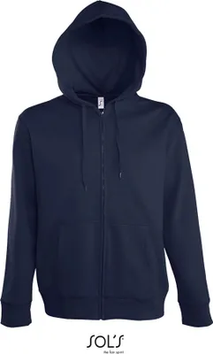 Immagine prodotto di SOLs 47800 | Uomo Giacca con cappuccio e zip Seven - Farbe: French Navy - Größe: XL