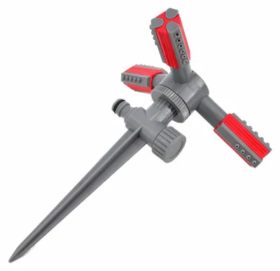 Immagine prodotto di AW Tools - Irrigatore rotante, plastica ABS AW1775 (17 cm x 13 m) (grigio/rosso)
