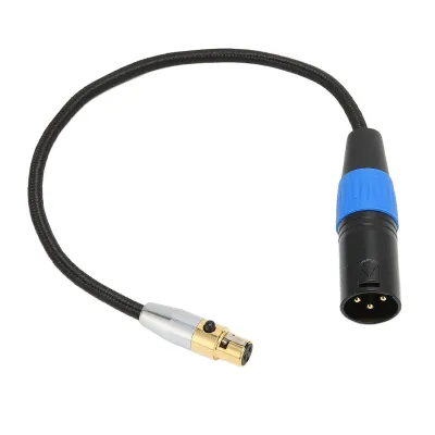 Zdjęcie produktu dla Kabel XLR męski na mini XLR żeński Kabel XLR męski na mini XLR żeński 3-pinowy kabel XLR męski na mini XLR żeński Adapter kabla XLR