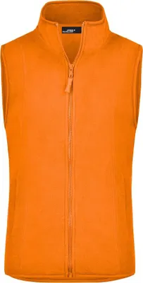 Produktbild von Leichte Weste aus Microfleece orange, Gr. S