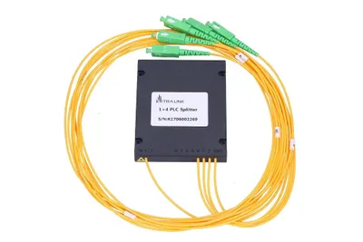 Produktbild von Extralink 1:4 PLC SC/APC Splitter 2,0mm, 1,5m, G657A, modul' ABS