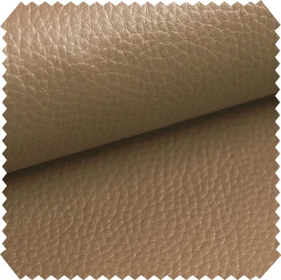 Produktbild von novely® DONAU Weiches Kunstleder - Polsterstoff mit natürlicher Narbung - Möbelstoff im Echtleder-Look - Pflegeleichte Meterware 1lfm - Farbe: 01 Braun