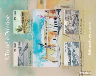 Produktbild von Briefmarken Sao Tome e Principe 2010 Mi 4784-4787 Kleinbogen (kompl. Ausgabe) postfrisch Sklavenlager