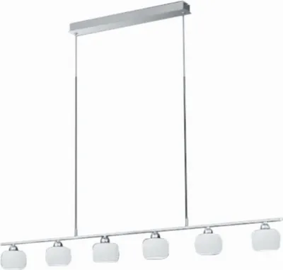 Produktbild von Bankamp Pendelleuchte LED Pendel Dimmbar Dekorglas 6 Flammig 1860lm warmweiß