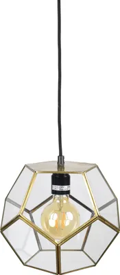 Produktbild von Hängelampe Geo1 Ø20 x 20 Messing antik
