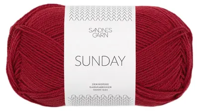 Produktbild von Sandnes Sunday 50g - Wolle 4236 deep red