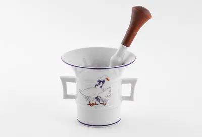 Obrázok produktu pre Hmoždiareň 0,22 l, husi, český porcelán, Leander