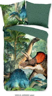 Produktbild von Duvet cover Good Morning 135x200 + 1* 80x80 cm - dinosaurs