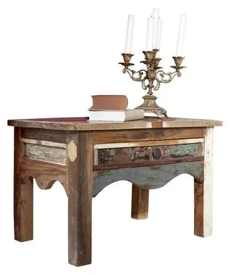 Immagine prodotto di MASSIVMOEBEL24 | comodino in legno di Legno riciclato 60x40x40 multicolore laccato NATURE OF SPIRIT #44