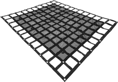 Zdjęcie produktu dla Siatka ładunkowa do pickupa 244x205cm z pasami – do auta i przyczep