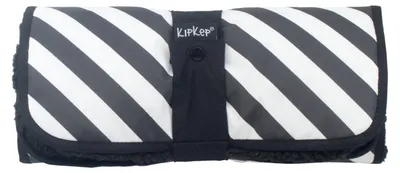 Produktbild von KipKep Napper Teddy Wickelunterlage Black Stripes