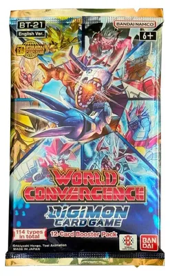 Produktbild von Digimon - World Convergence 1 Booster - Englisch