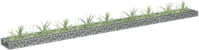 Obrázok produktu pre vidaXL Gabionové zvýšené lôžko z pozinkovanej ocele 360x30x10 cm