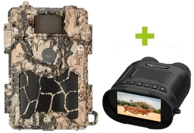 Obrázek produktu pro Fotopast OXE Spider 4G a binokulární noční vidění OXE DV29 + 32GB SD karta, SIM, stativ a 8ks baterií!