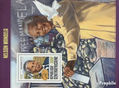 Produktbild von Briefmarken Zentralafrikanische Republik 2016 Mi Block 1509 (kompl. Ausgabe) postfrisch Nelson Mandela