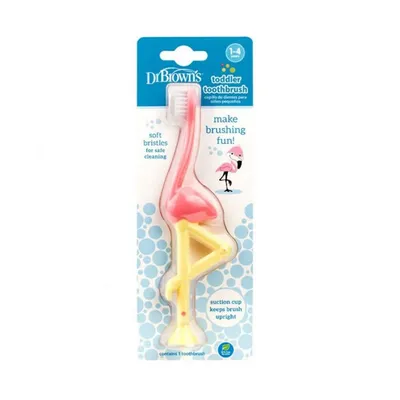 Obrázok produktu pre Manuálne zubné kefky Zubná kefka od 12 mesiacov Flaming Dr Brown's