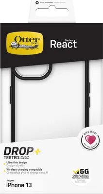 Image de Coque Otterbox React pour iPhone 13 noire