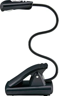 Produktbild von WEDO LED Leselampe mit Clip mobil 1 LED schwarz