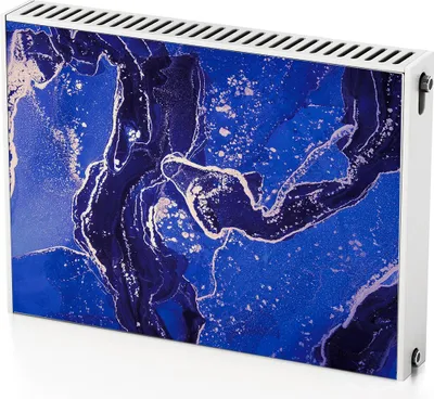 Produktbild von Nachahmung Von Marmor – Magnetische Heizkörperabdeckung – 80x60 cm – Magnet Heizkörperabdeckung – 3D Würfel – Heizkörperverkleidung – Magnetische Wandverkleidung – Wetterfest