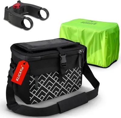 Immagine prodotto di Borsa impermeabile da manubrio da 6 litri per smartphone su e-bike