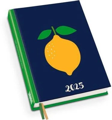 Immagine prodotto di DUMONT - Calendario tascabile Zitrone 2025, 11,3x16,3cm, agenda con due segnanastri e tante utili pagine speciali, calendario tedesco